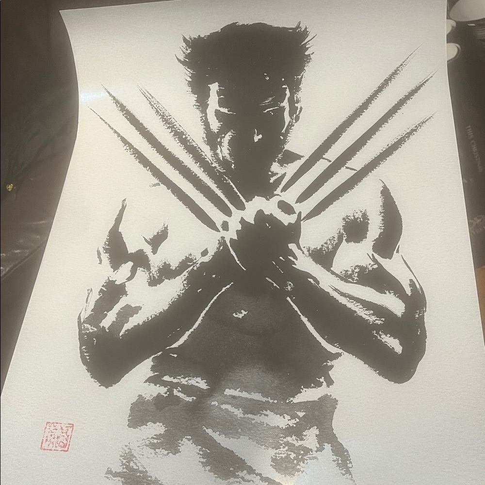 Wolverine Logan X-Men Origin movie poster 2013 Rare